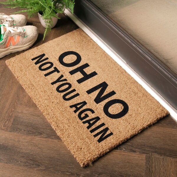 Kókuszrost lábtörlő 40x60 cm Not You Again – Artsy Doormats