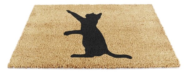 Kókuszrost lábtörlő 40x60 cm Cat – Artsy Doormats