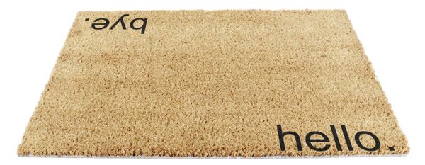 Kókuszrost lábtörlő 40x60 cm Hello, Bye – Artsy Doormats