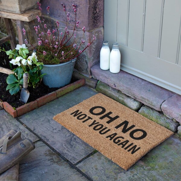 Kókuszrost lábtörlő 40x60 cm Not You Again – Artsy Doormats