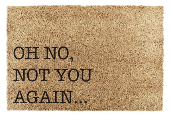 Kókuszrost lábtörlő 40x60 cm Oh No Not You Again – Artsy Doormats