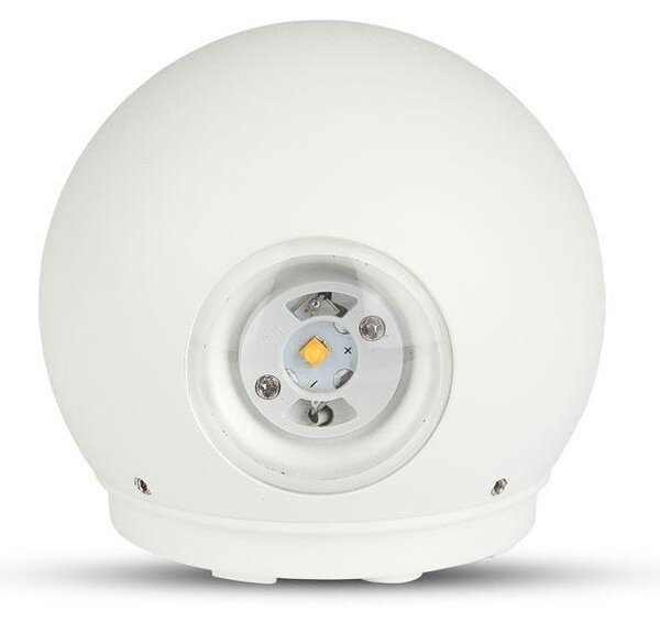 V-TAC 6W kültéri, fehér, fali LED lámpa természetes fehér - SKU 8302
