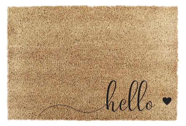 Kókuszrost lábtörlő 40x60 cm Hello Scribble – Artsy Doormats
