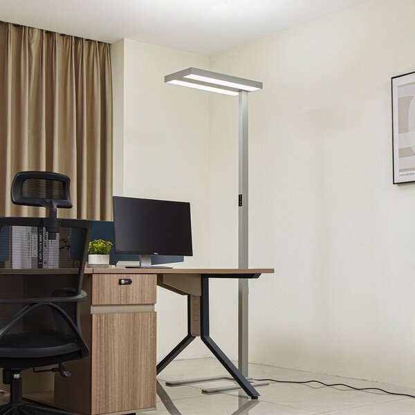 Állólámpa Arcchio, Logan Ultra HCL, dimmable, Fémes, Dolgozószoba / iroda, Alumínium, Modern