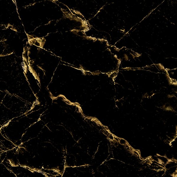 Soner törés- és hőálló konyhai hátfal fekete arany márvány mintában 60x120 cm