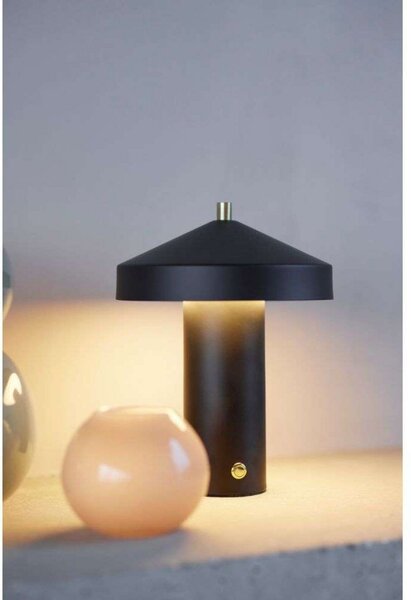 Asztali lámpa OYOY Living Design, dimmable, Fekete, Nappali, Fém