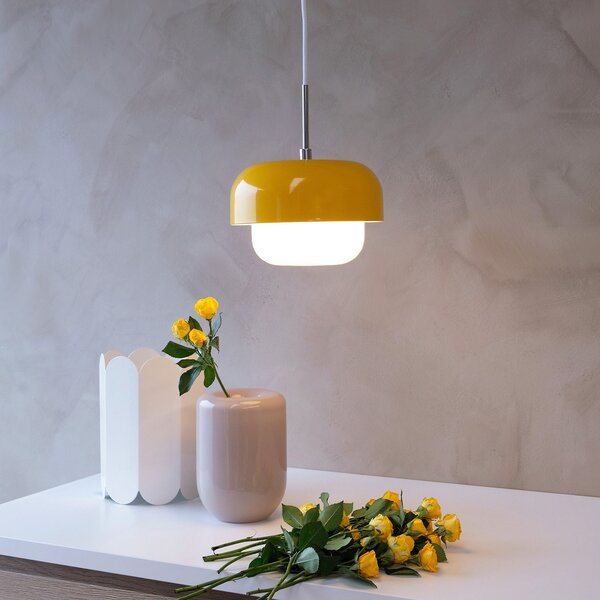 Függőlámpa Dyberg Larsen, Haipot, dimmable, Sárga, Nappali, Fém, Skandináv