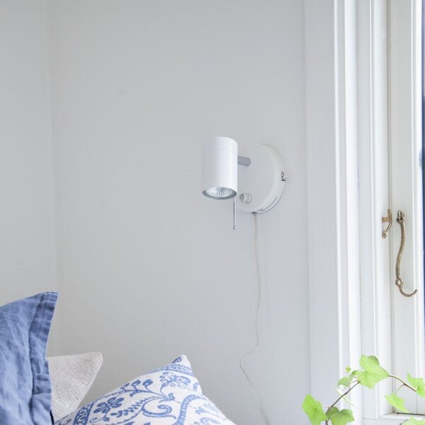 Fali Lámpa By Rydéns, Correct, dimmable, Fehér, Nappali, Fém, Modern