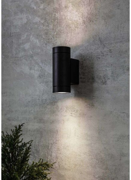 Pipe 2 Kültéri Fali Lámpa IP44 Black - Markslöjd