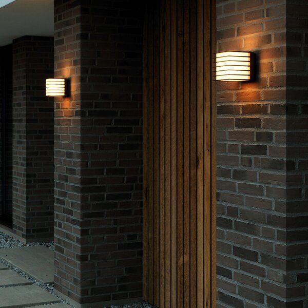 Kültéri Lámpa Nordlux, Fluktus, dimmable, Fekete, Fém, Modern