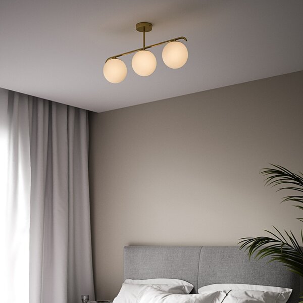 Mennyezeti Lámpa Nordlux, Grant, dimmable, Arany / Sárgaréz, Nappali, Fém