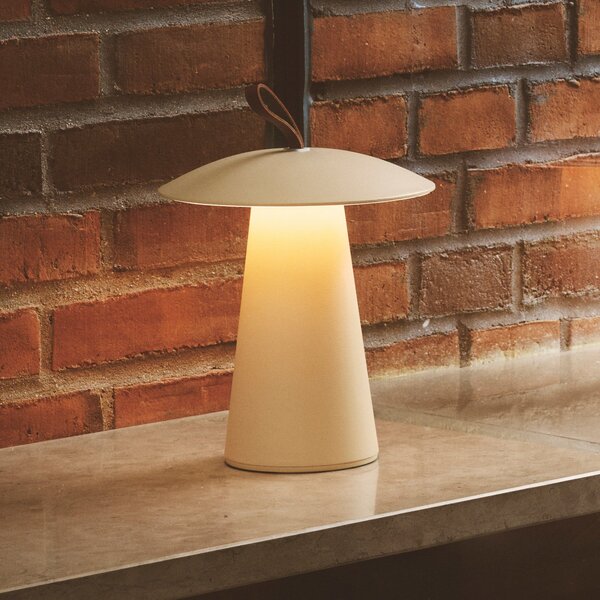Kültéri Lámpa Nordlux, Ara To-Go, dimmable, Bézs, Erkély, Alumínium