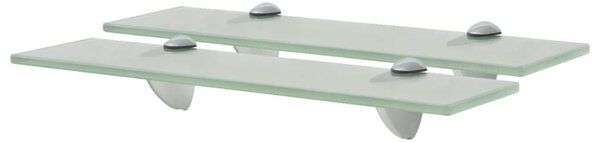 2 db lebegő üvegpolc 40 x 10 cm 8 mm