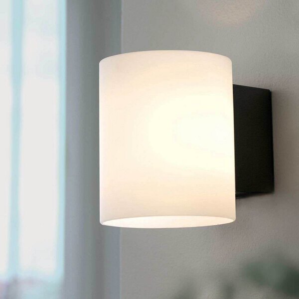 Evoke Fali Lámpa IP44 Small Anthracite/Opál - Herstal