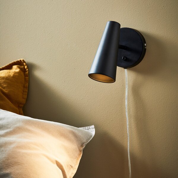 Fali Lámpa Markslöjd, Crest, dimmable, Fekete, Nappali, Fém, Modern
