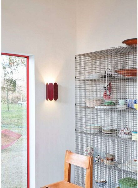 Arcs Sconce Fali Lámpa Hardwired Cobalt Blue