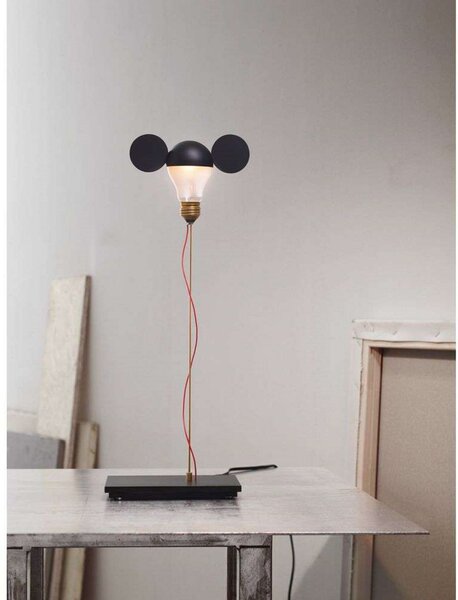 Asztali lámpa Ingo Maurer, dimmable, Fekete, Nappali, Fém