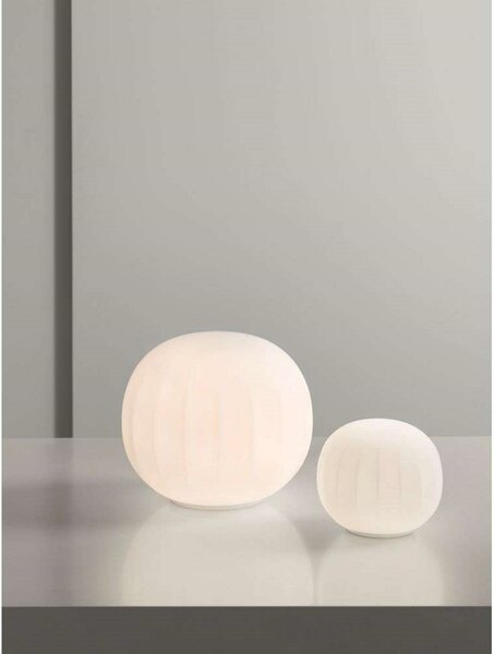 Asztali lámpa Luceplan, dimmable, Fehér, Nappali, Üveg