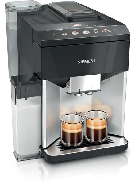 Siemens TQ 513D01 Automata Kávéfőző 1500 Watt - Fekete / Ezüst