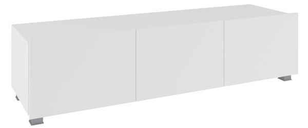 TV asztal/szekrény Brenali 150 BR04 (fehér + fényes fehér). 1053839