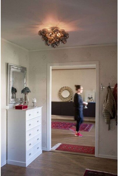 Mennyezeti Lámpa By Rydéns, Gross, dimmable, Szürke, Nappali, Üveg