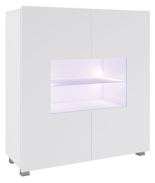 Vitrin Brenali BR01 (arany tölgy) (kék LED világítás)