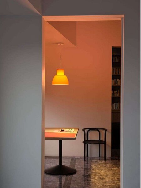 Függőlámpa Nemo Lighting, dimmable, Narancs, Nappali, Üveg