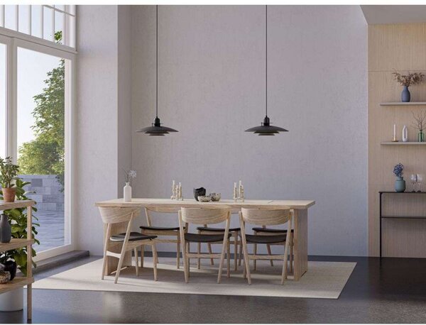 Függőlámpa Belid, dimmable, Fekete, Étkező, Fém