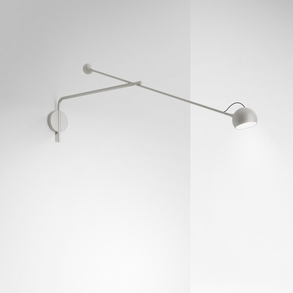 Fali Lámpa Artemide, Ixa, dimmable, Szürke, Nappali, Fém, Dizájn