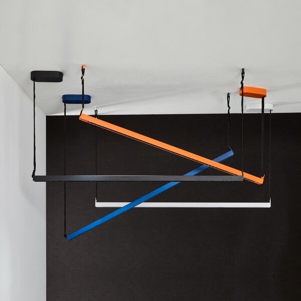 Függőlámpa LOOM DESIGN, Belto, dimmable, Fehér, Étkező, Alumínium, Modern