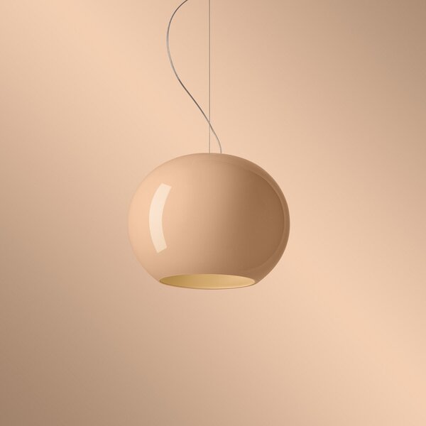 Függőlámpa Foscarini, Buds 3, Bézs, Nappali, Üveg, Dizájn