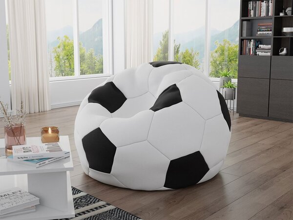 Babzsák Hannela 500L (fehér öko-bőr + fekete öko-bőr)