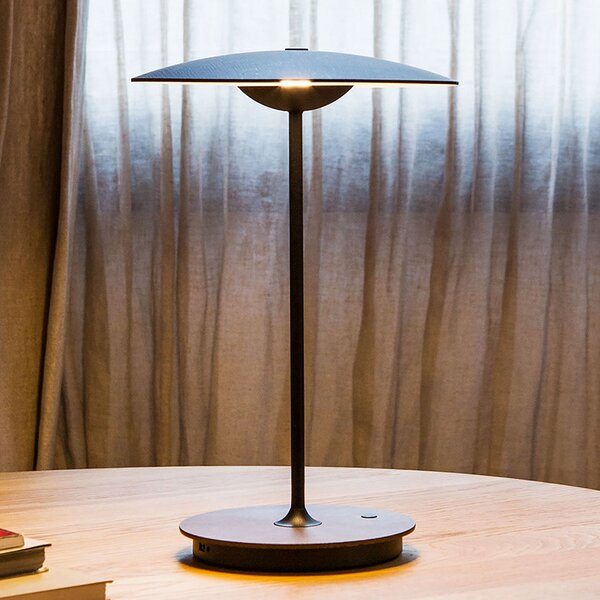 Asztali lámpa MARSET, Ginger, dimmable, Fa, Nappali, Fa, Dizájn