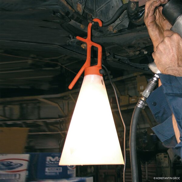 Mayday Work Lamp Orange FLOS, Mayday, Fehér, Műanyag, Dizájn