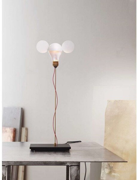 Asztali lámpa Ingo Maurer, dimmable, Fehér, Nappali, Fém