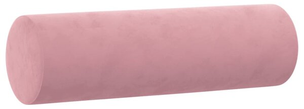 2 személyes rózsaszín bársony kanapé díszpárnákkal 140 cm