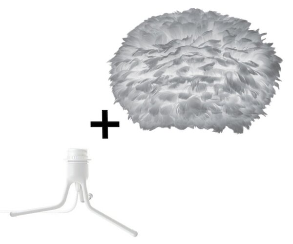 Eos Állólámpa Large w/Mini Fod Szürke/Fehér - UMAGE