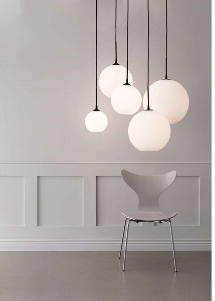 Függőlámpa Belid, dimmable, Fekete, Étkező, Üveg