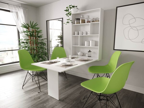 Modern fali asztal Elvana (fehér). 1054131