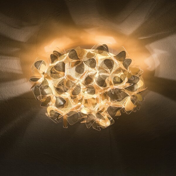 Fali Lámpa Slamp, Clizia Mama Non Mama, dimmable, Arany / Sárgaréz, Nappali, Műanyag, Dizájn