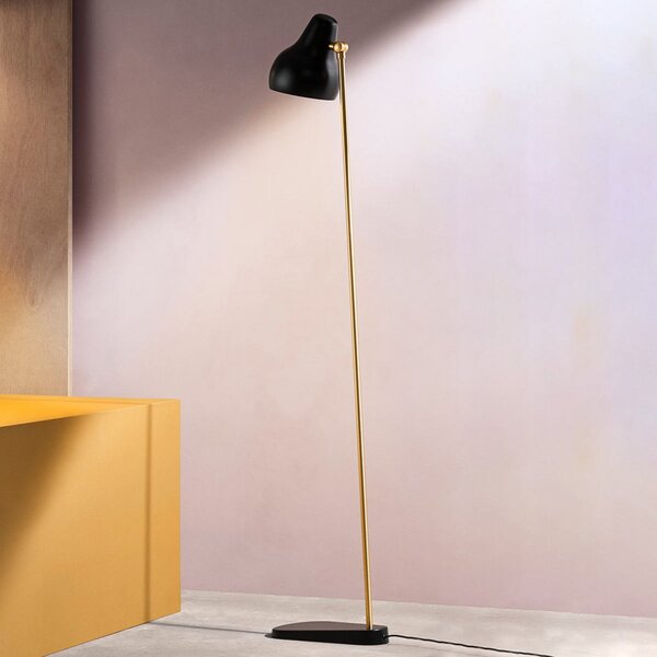 Állólámpa Louis Poulsen, VL38, dimmable, Fekete, Nappali, Fém, Dizájn