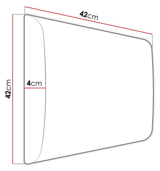 Kárpitozott fali panel Pazara 42x42 (manila 02)