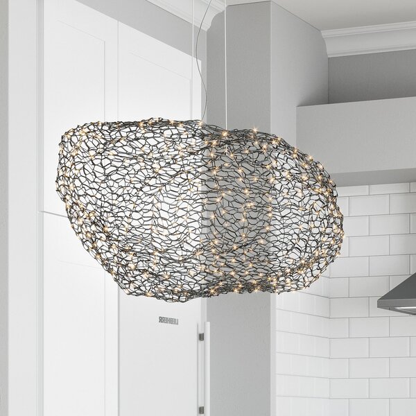 Függőlámpa By Rydéns, Hayden, dimmable, Fekete, Nappali, Fém, Dizájn