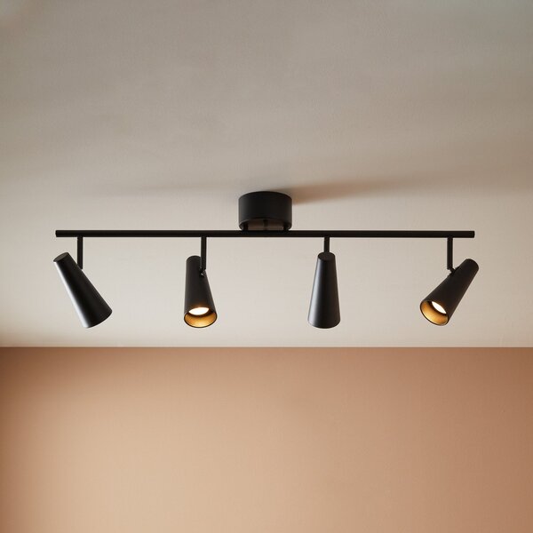 Mennyezeti Lámpa Markslöjd, Crest, dimmable, Fekete, Nappali, Fém, Modern