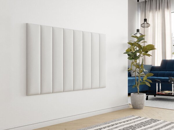 Z0ND0 Kárpitozott fali panel Pazara 80x20 (öko-bőr soft 017 (fehér). 1054188