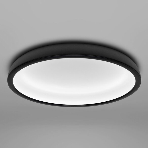 Mennyezeti Lámpa Stilnovo, Reflexio, dimmable, Fekete, Folyosó, Fém, Modern