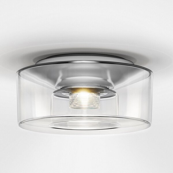 Mennyezeti Lámpa Serien Lighting, Curling M, dimmable, Átlátszó, Nappali, Műanyag, Modern