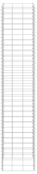 VidaXL 3 db vas gabion magaságyás 30 x 30 x 150 cm
