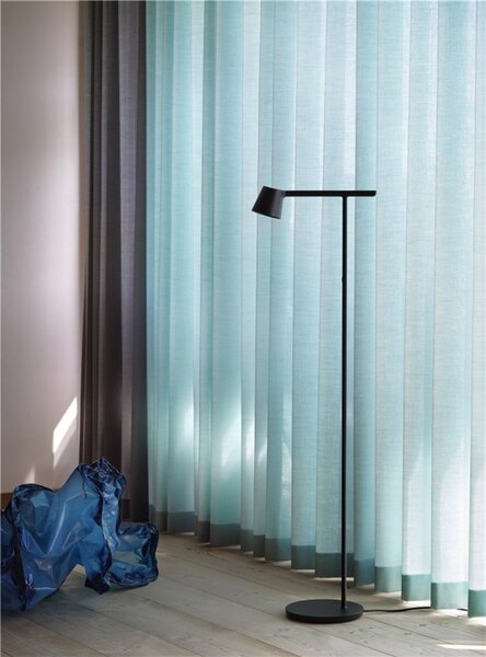 Állólámpa Muuto, dimmable, Fekete, Nappali, Alumínium