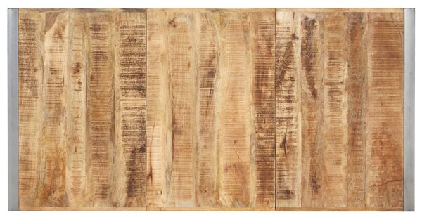 Tömör nyers mangófa étkezőasztal 180 x 90 x 75 cm